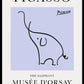 The Elephant Line Drawing by Pablo Picasso Print