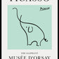 The Elephant Line Drawing by Pablo Picasso Print