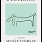 The Dog Line Drawing by Pablo Picasso Print