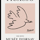 Dove of Peace by Pablo Picasso, Exhibition Poster Print, Yellow