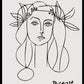 Portrait of Francoise Gilot I by Pablo Picasso Print