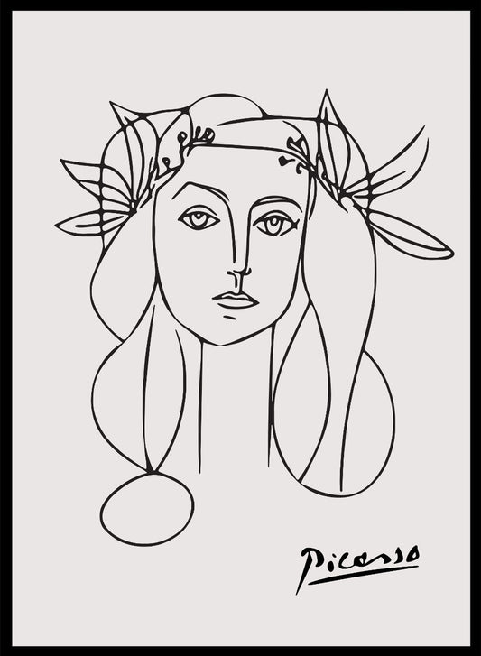 Retrato de Françoise Gilot I de Pablo Picasso