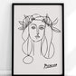 Portrait of Francoise Gilot I by Pablo Picasso Print