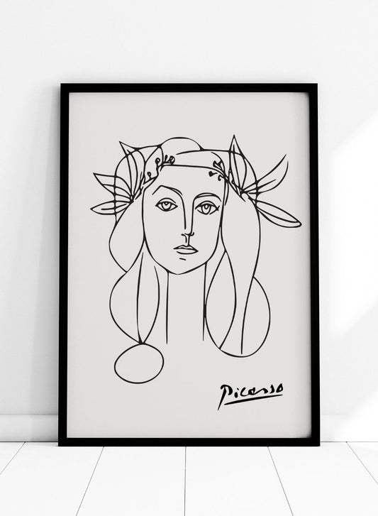 Portrait of Francoise Gilot I by Pablo Picasso Print