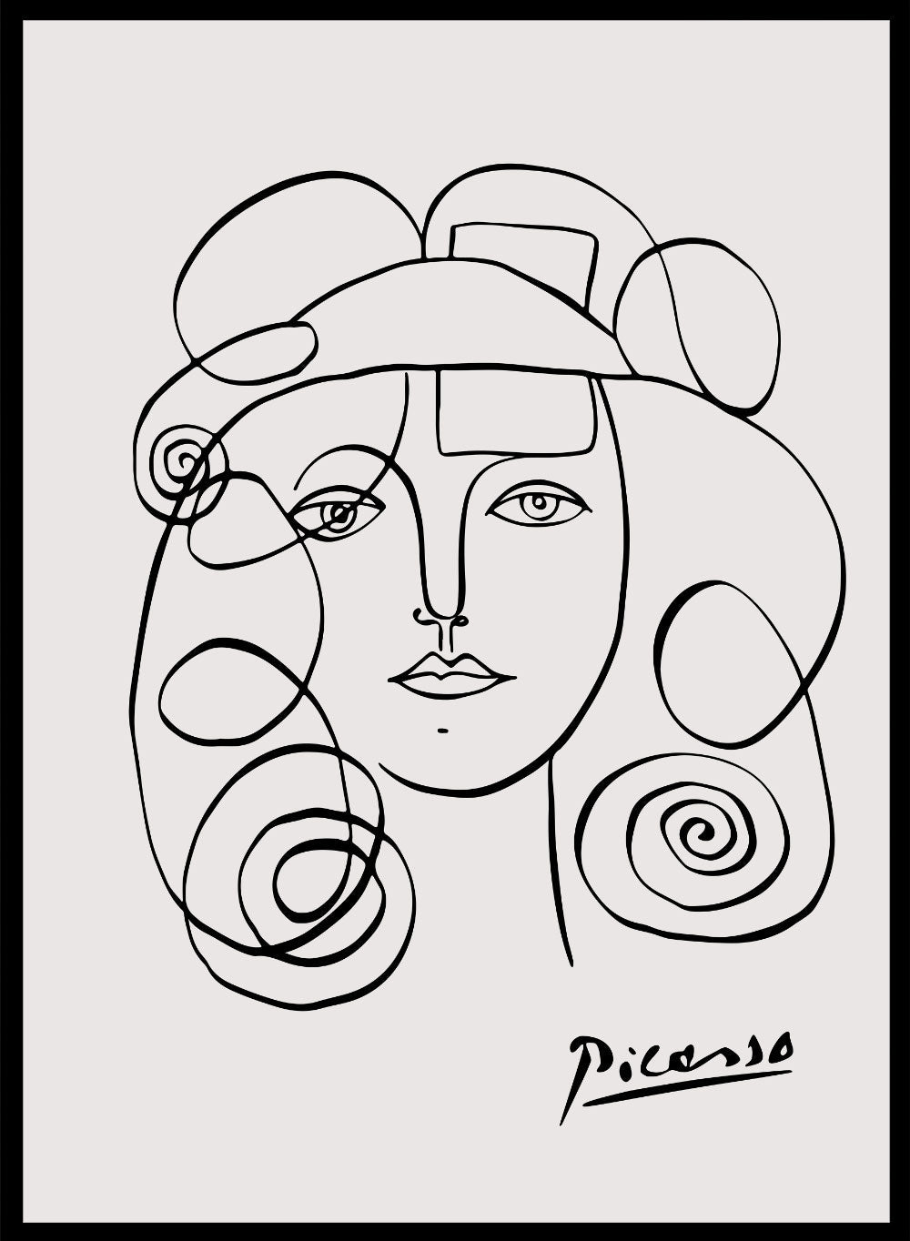 Portrait of Francoise Gilot II by Pablo Picasso Print