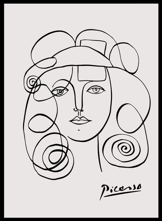 Retrato de Francoise Gilot II de Pablo Picasso Imprimir