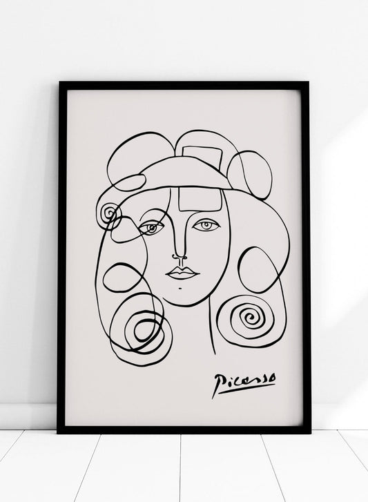 Retrato de Francoise Gilot II de Pablo Picasso Imprimir