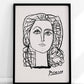 Portrait of Francoise Gilot III by Pablo Picasso Print