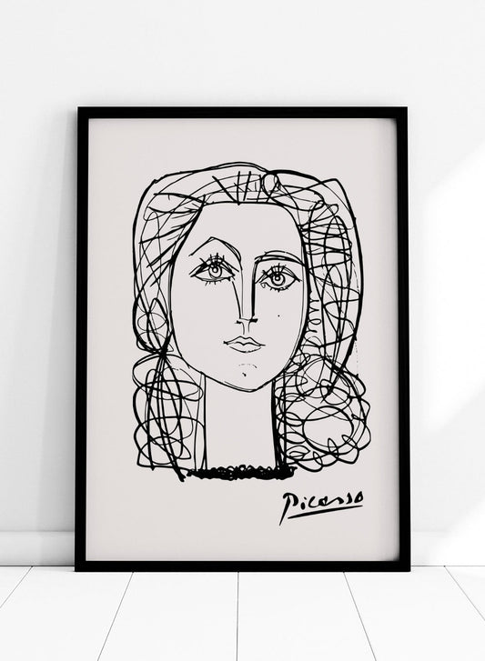 Retrato de Francoise Gilot III de Pablo Picasso Imprimir