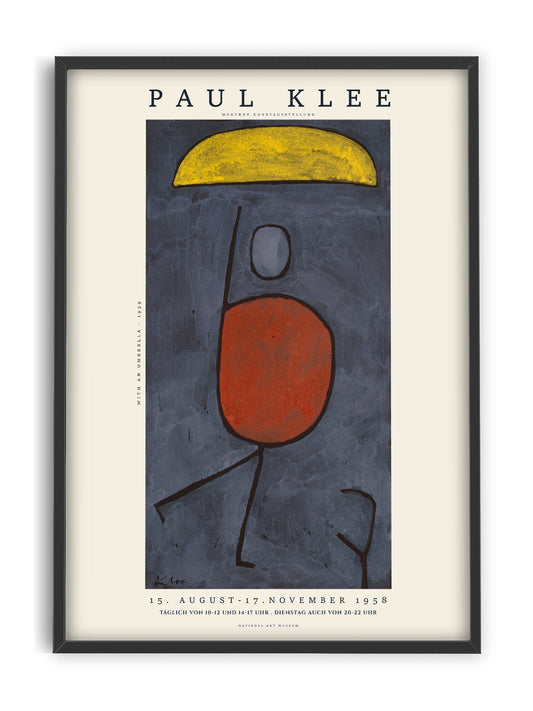 Con paraguas de Paul Klee - Cartel de la exposición