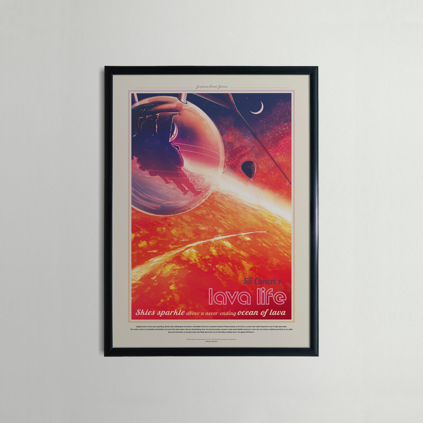 NASA Travel Poster - 55 Cancri e