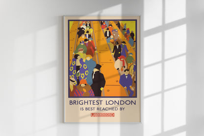 La mejor manera de llegar al Londres más brillante es en metro