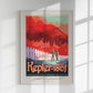 NASA Travel Poster - Kepler-186f