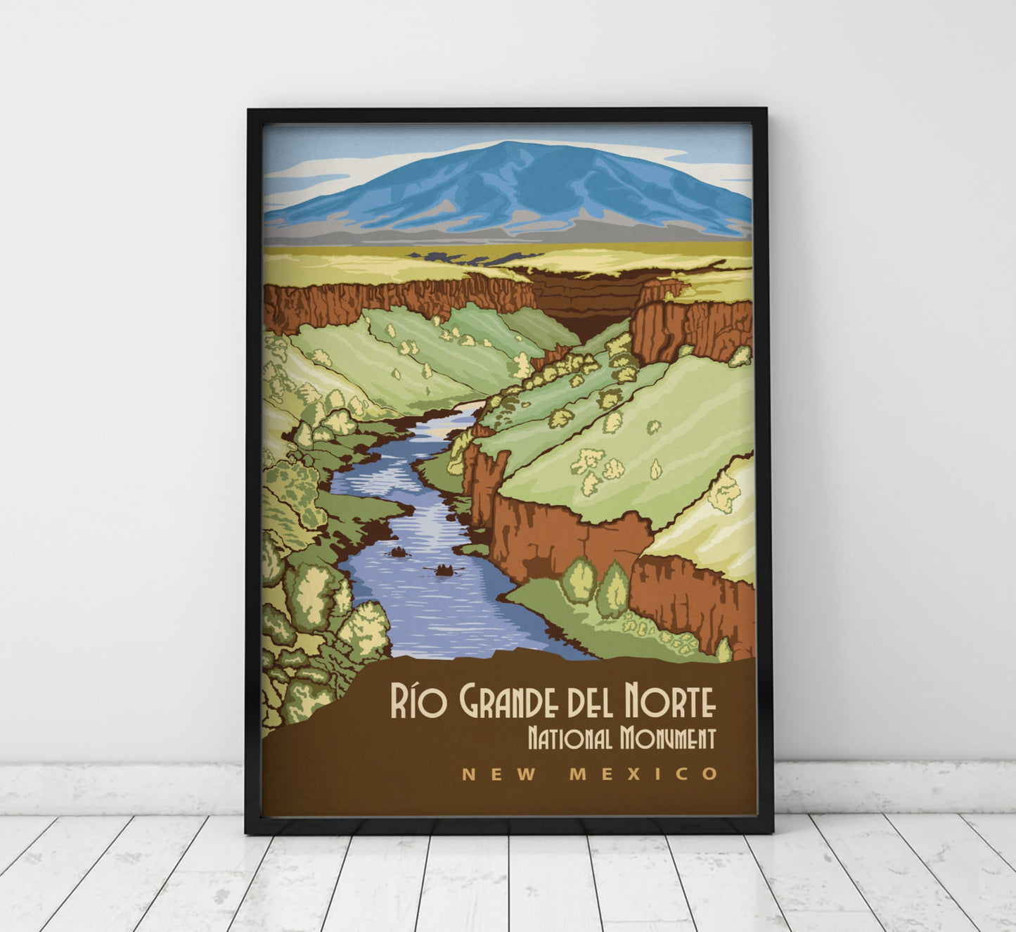 Rio Grande, New Mexico - National Monuments Print