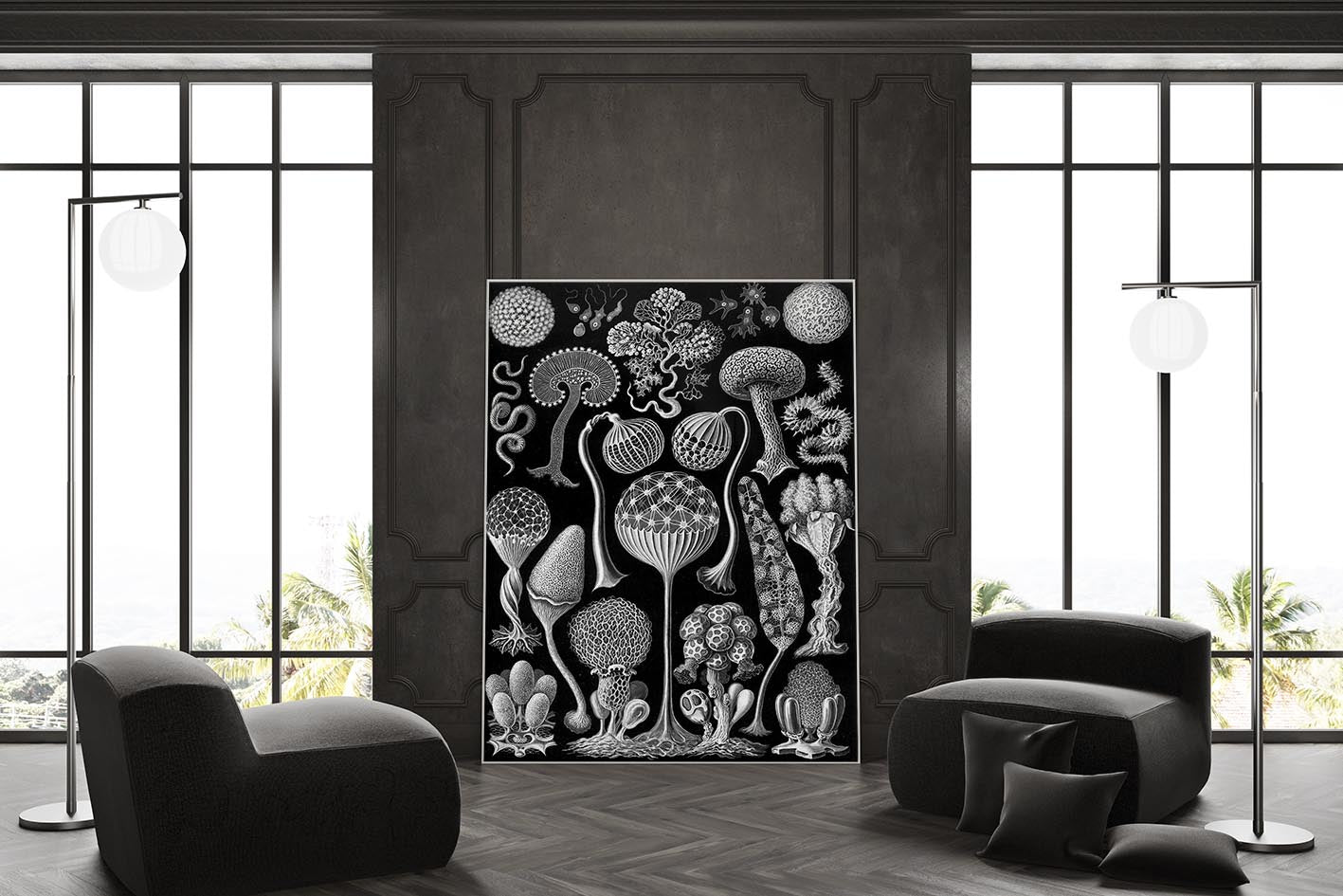 Ernst Haeckel Wall Art - Mycetozoa by Ernest Haeckel Poster