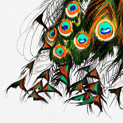 Conjunto de 3 impresiones con ilustraciones de aves vintage