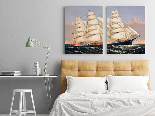 The Clipper Ship Diptych - set of 2 prints