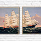 The Clipper Ship Diptych - set of 2 prints