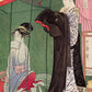 Woman with a Visitor by Utamaro Kitagawa Triptych - set of 3 prints