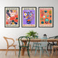 Flower Market Set of 3 Art Prints