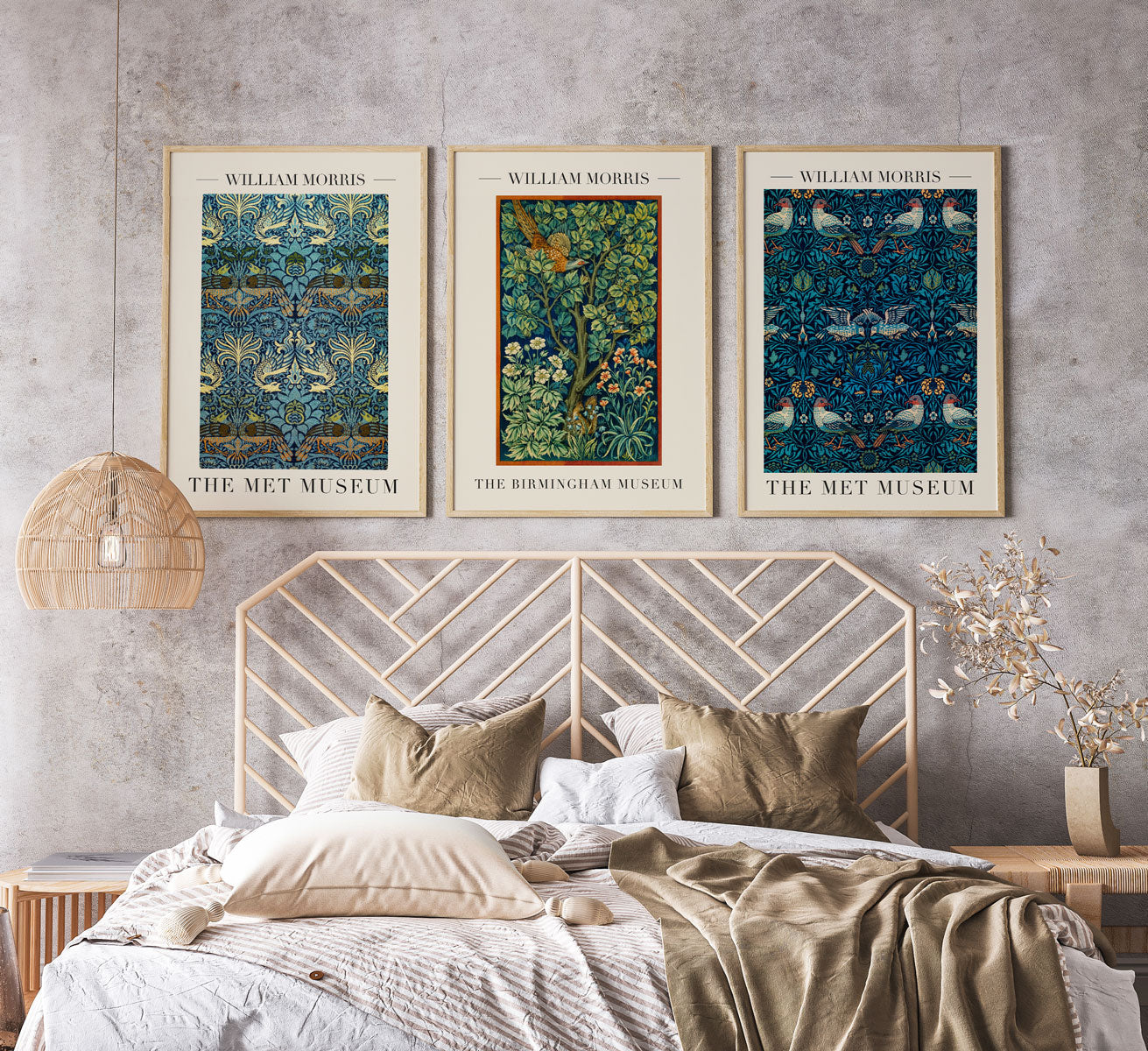 William Morris Set of 3 Art Prints