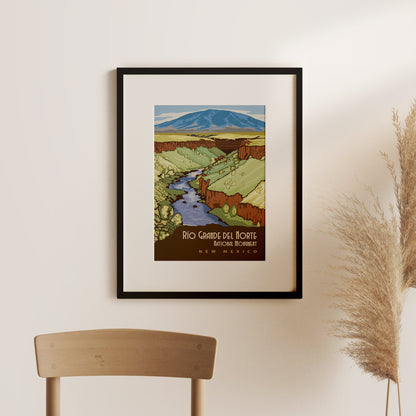 Rio Grande, New Mexico - National Monuments Print