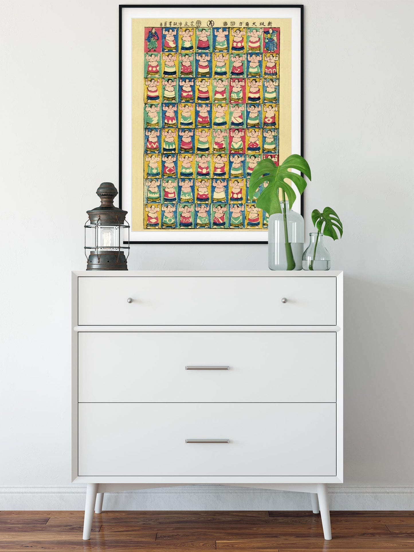 Sumo Wrestlers Chart Poster