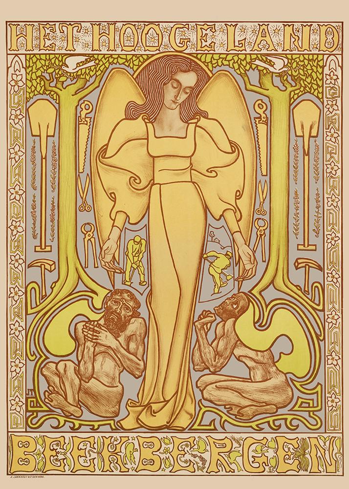 Art Nouveau Gallery Wall (Set of 5 Prints)