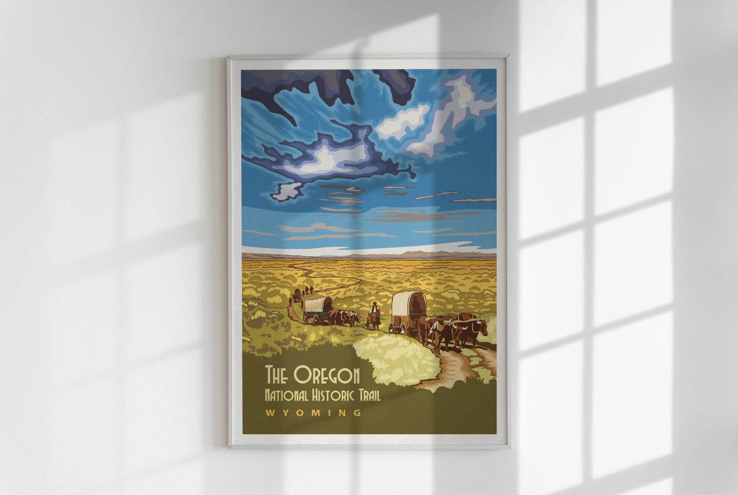 The Oregon Trail, Wyoming - National Monuments Print