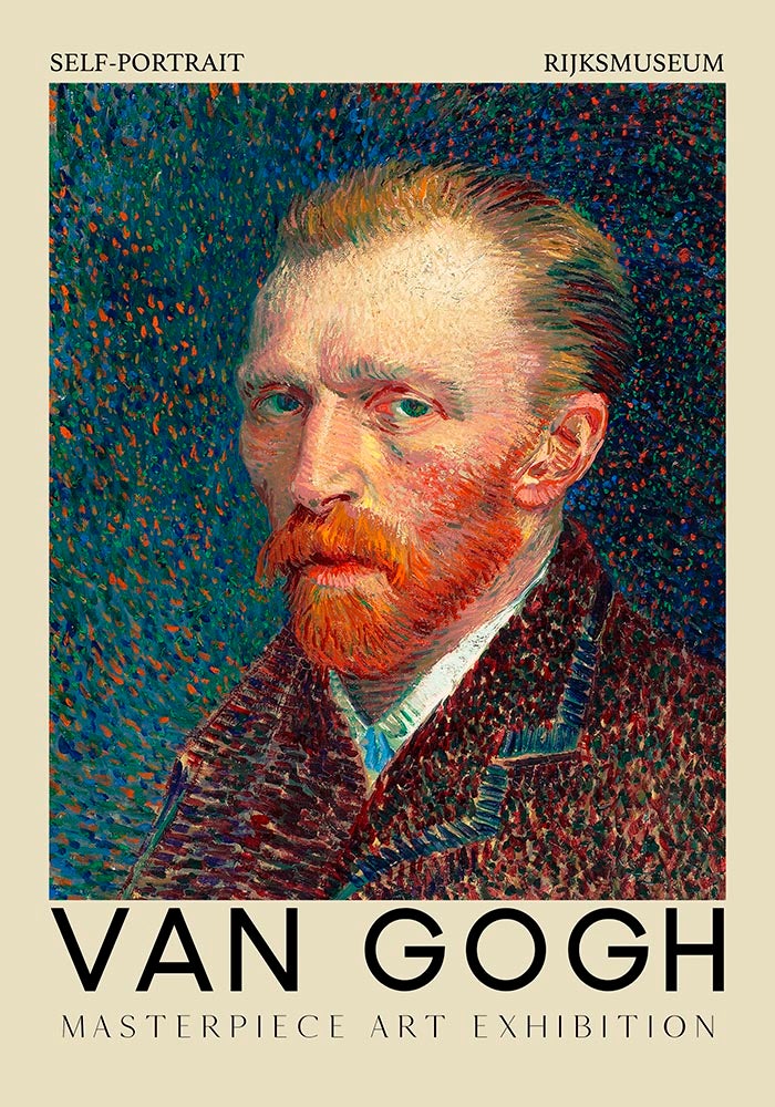 Self-Portrait Art Poster by Van Gogh