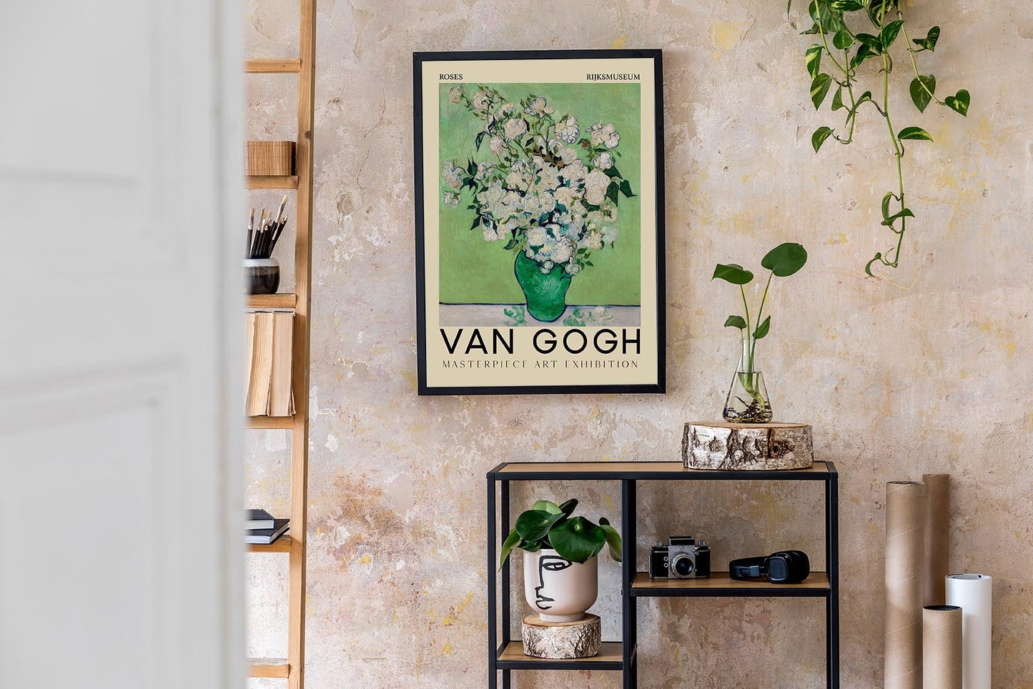 Roses by Vincent Van Gogh, Exhibition Poster