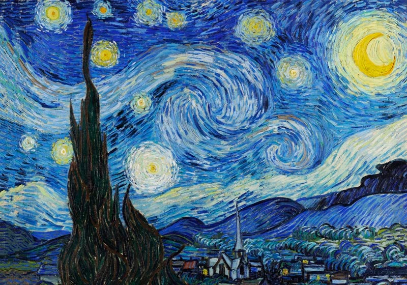 La noche estrellada de Van Gogh