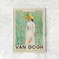 Girl in White Art Poster by Van Gogh