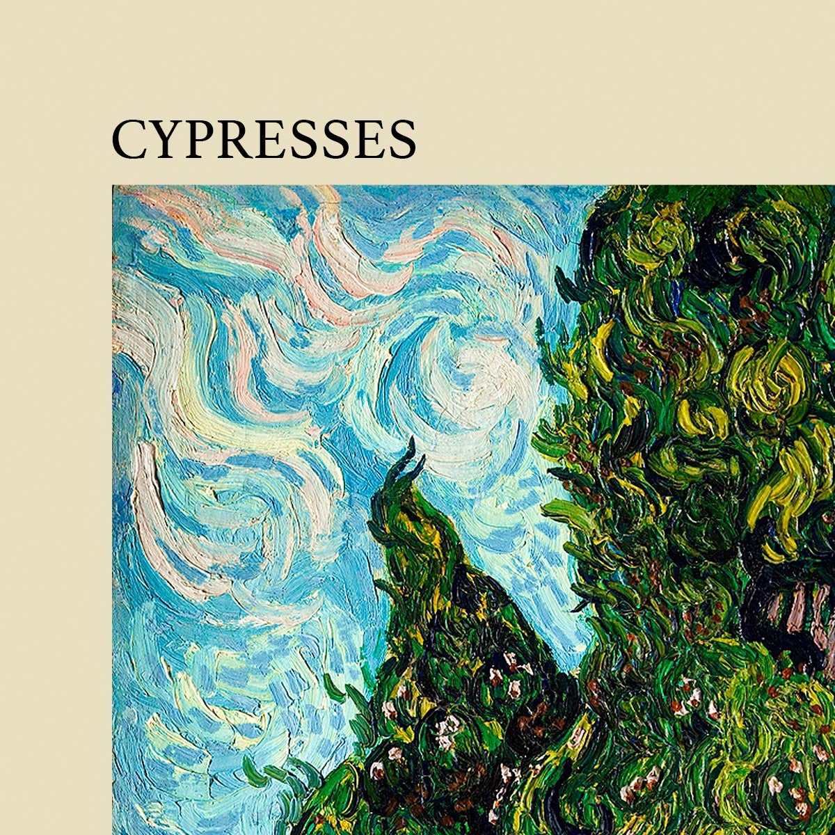 Cypresses by Vincent Van Gogh