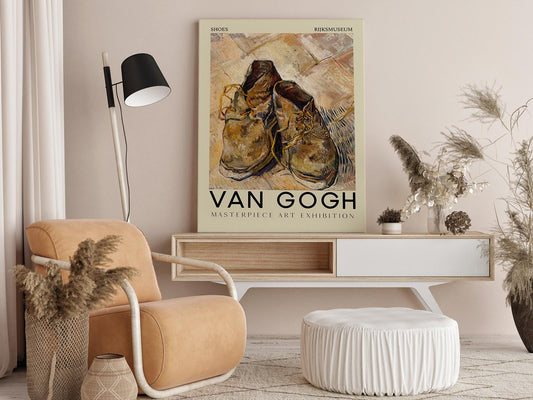 Póster de zapatos de Van Gogh