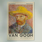 Self-Portrait with a Hat Art Print by Van Gogh