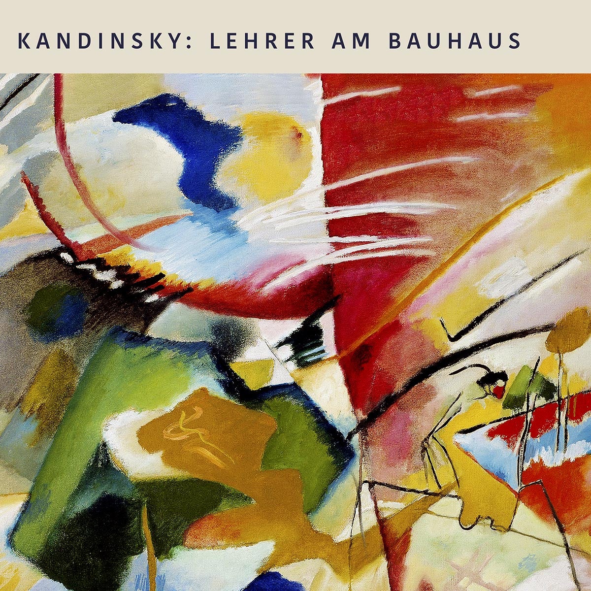 Painting with Green Center by Wassily Kandinsky Exhibition Poster