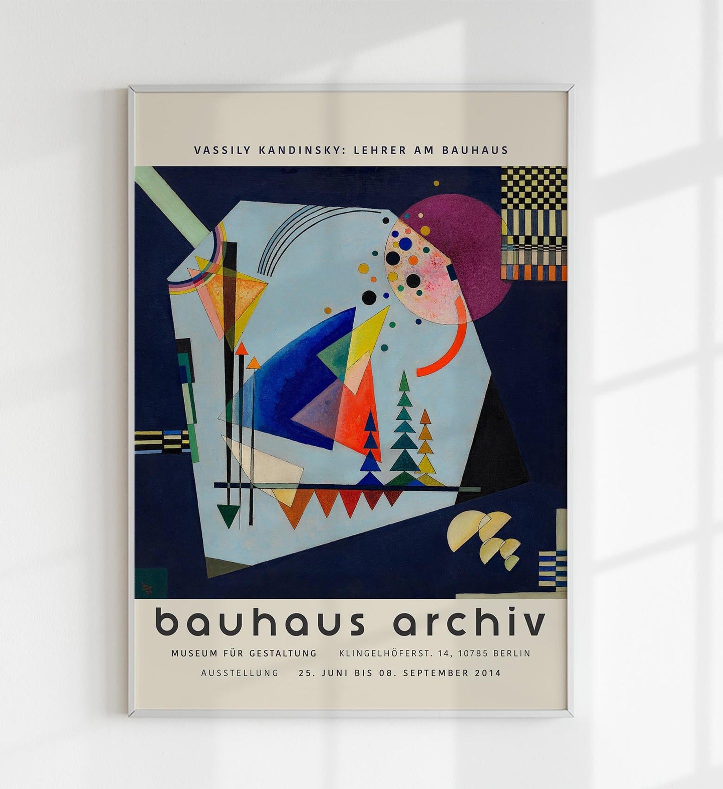 Three Sounds by Wassily Kandinsky Exhibition Poster