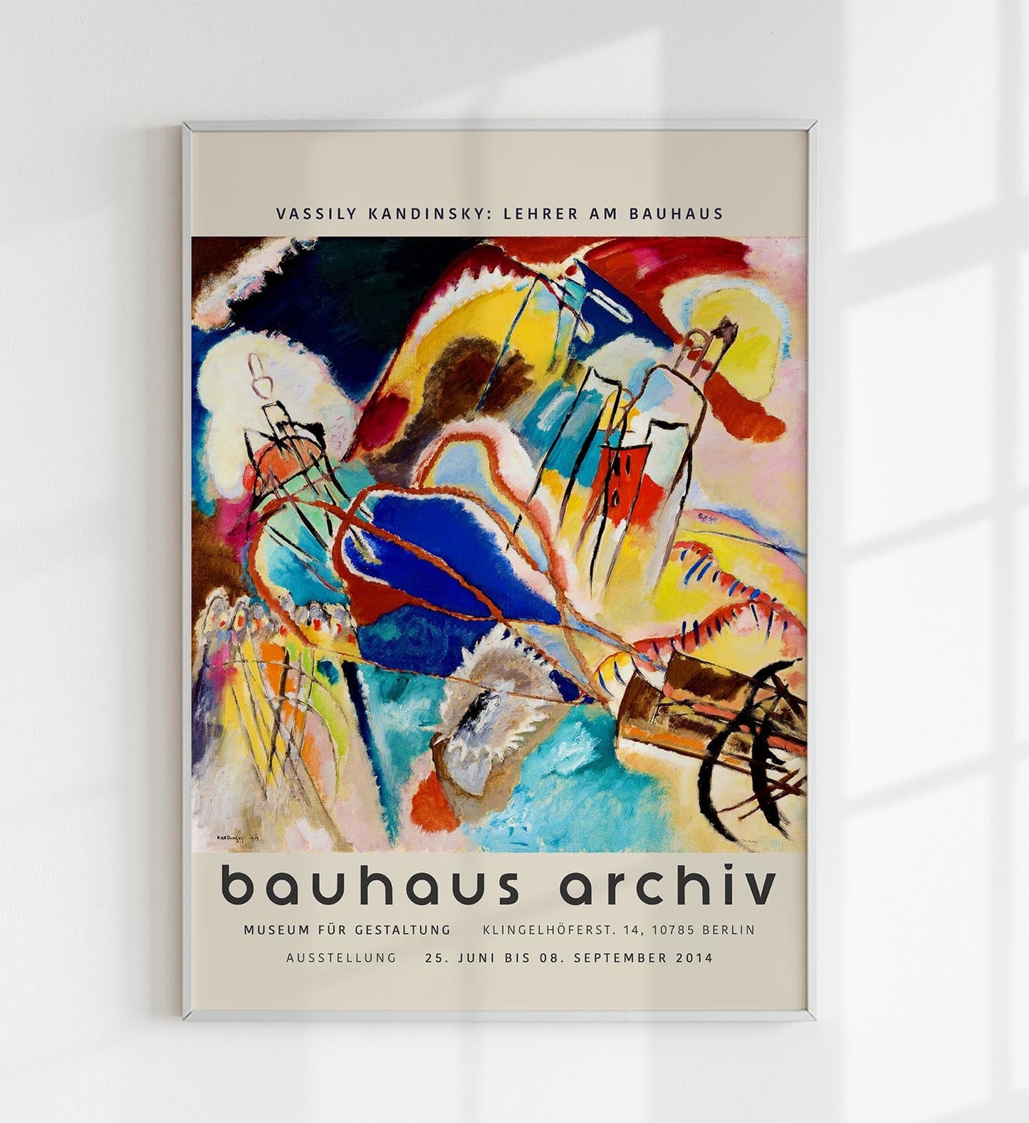 Improvisation No.30 by Wassily Kandinsky Exhibition Poster