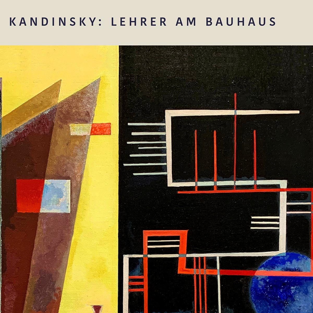 Póster de la exposición Alianza interior de Wassily Kandinsky