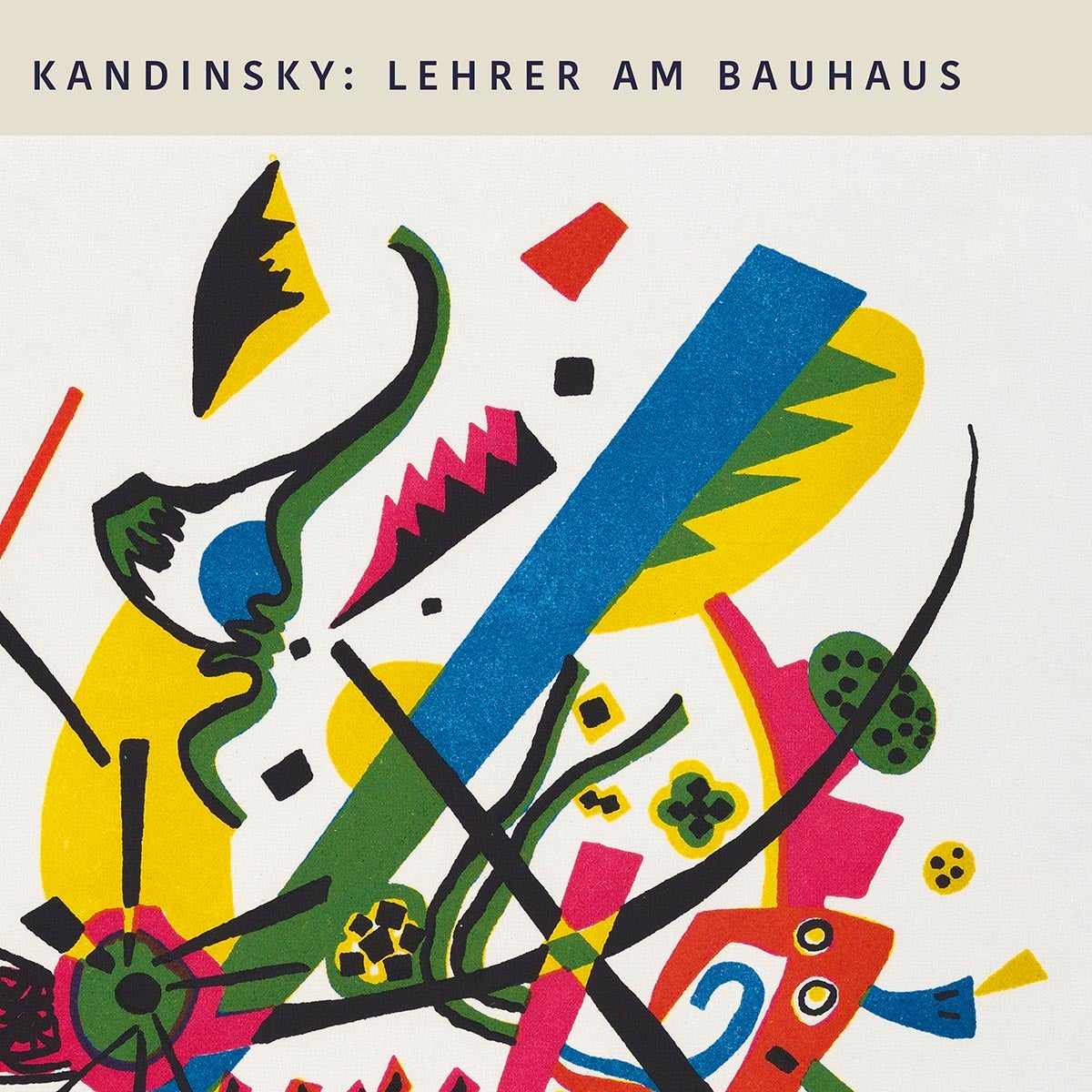 Cartel de la exposición Pequeños mundos nº 1 de Wassily Kandinsky