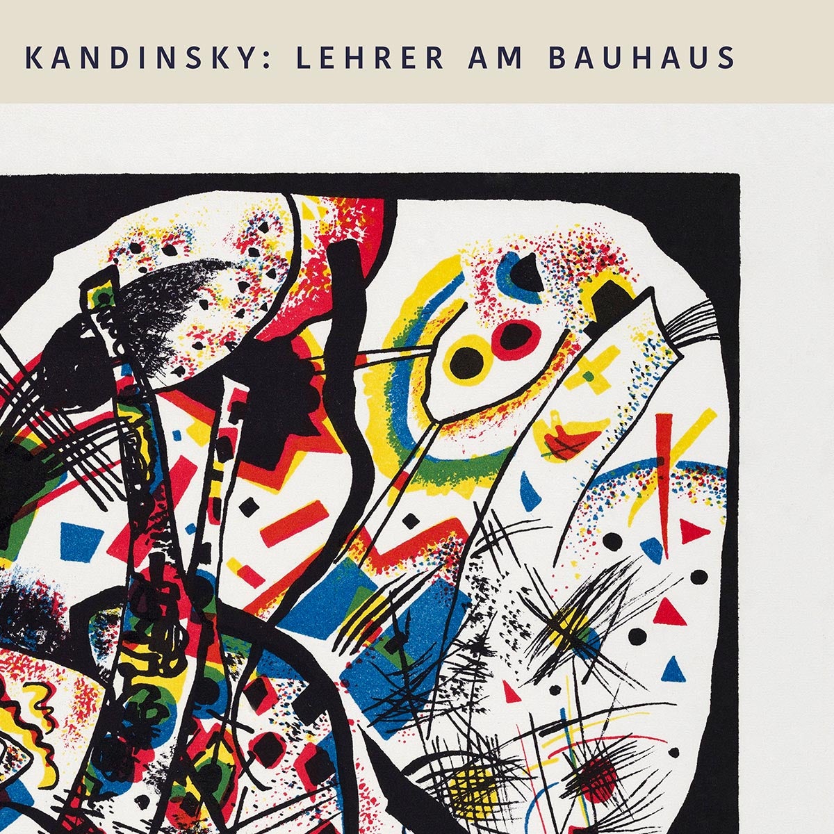 Cartel de la exposición Pequeños mundos nº 3 de Wassily Kandinsky