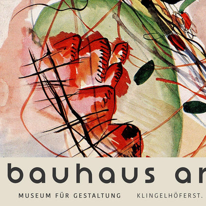 Póster de la exposición Impresión en acuarela de Wassily Kandinsky