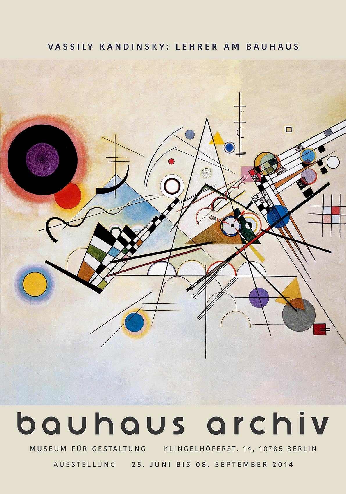 Composition VIII by Wassily Kandinsky Exhibition Poster