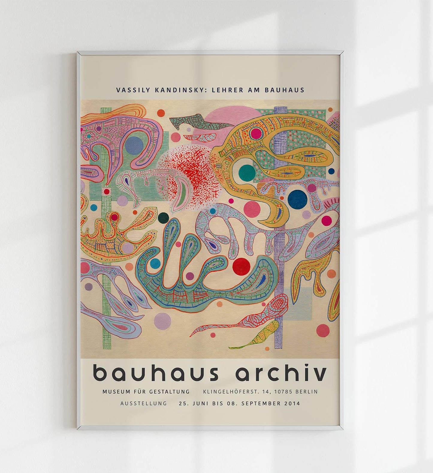 Capricious Form by Wassily Kandinsky Exhibition Poster