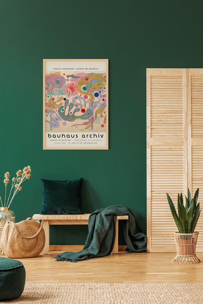 Cartel de la exposición Forma caprichosa de Wassily Kandinsky