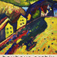 Houses at Murnau by Wassily Kandinsky Exhibition Poster