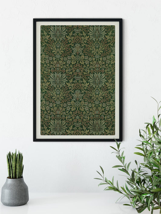 Póster del jardín de flores de William Morris II