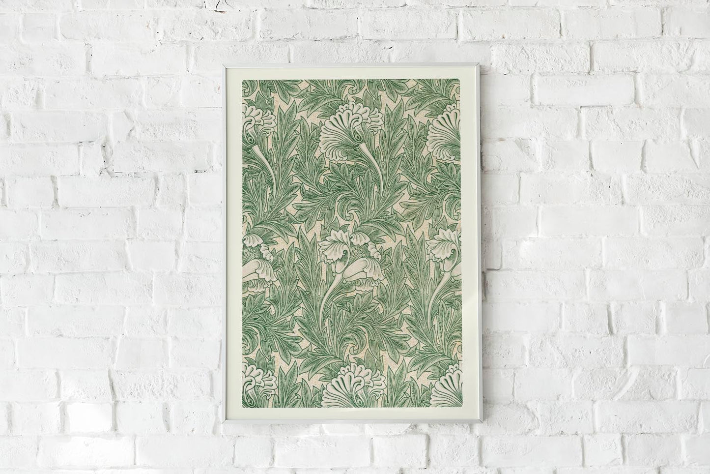 William Morris Tulip Pattern Poster