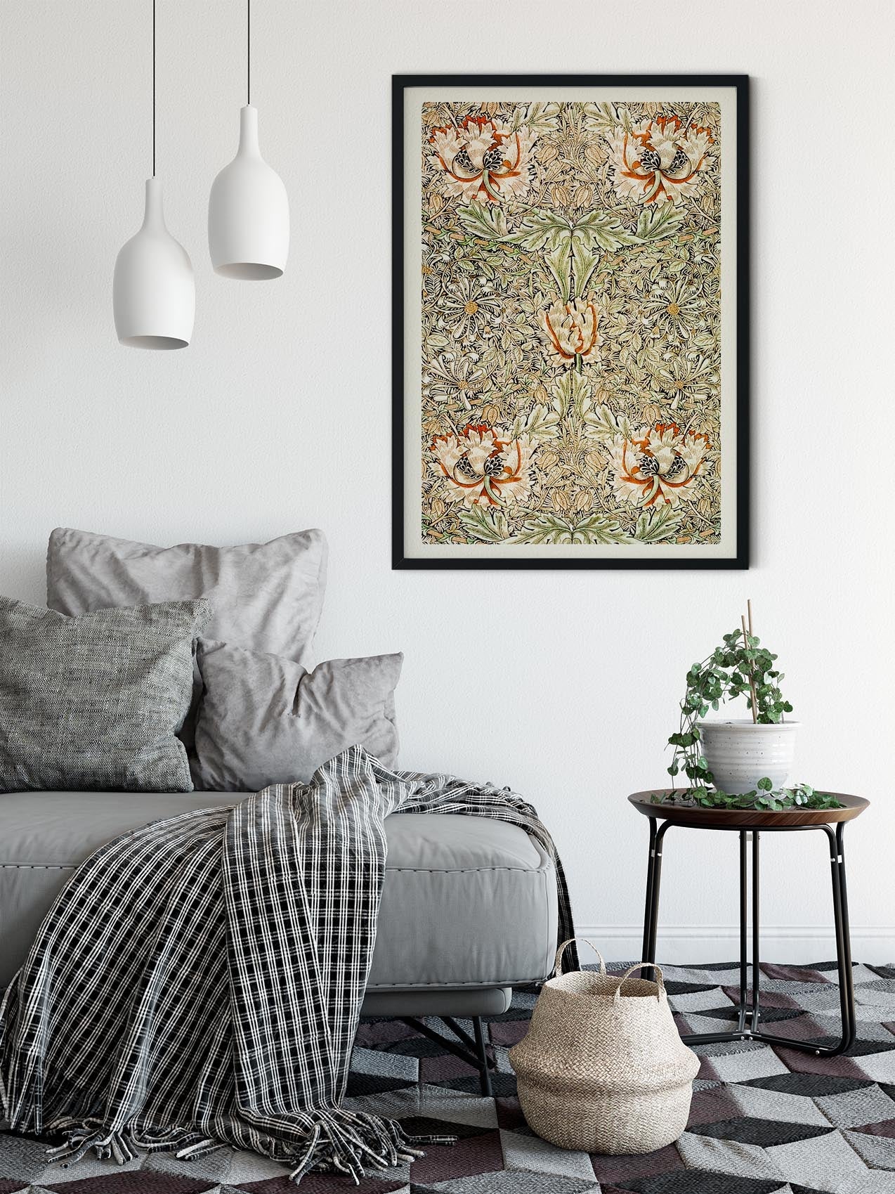 William Morris Honeysuckle Pattern II Poster